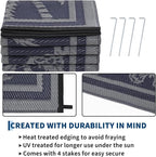 Garvee Outdoor Rug 9x12 Waterproof - Image 4