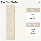 Soalmost Runner Rug 2'x8' Washable Non-Slip Runner Rugs - Image 4