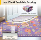 RELEANY Floral 2x6 Area Rugs Washable Print Boho Cute Carpet Non Slip Flower - Image 4