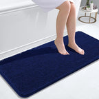OLANLY Bathroom Runner Rugs 47x20, Extra Soft Absorbent Chenille Bath Rugs by OLANLY