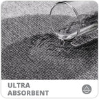 Bosap Bath Mat, Ultra Thin Bathroom Rugs, Rubber Bath Mats - Image 3