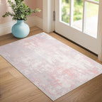 RELEANY Washable Area Rugs 3'x5' Non-Slip Modern Abstract Soft - Image 3