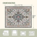 HOOBRO Washable Rug 8 x 10 Area Rugs - Image 2