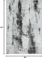 8x10 Area Rugs Washable Rug: Modern Abstract Living Room Rug Soft Anti-Skid - Image 2