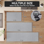 YDKGL Kitchen Runner Rugs Non Slip Washable, Super Absorbent Soft Chenille - Image 2