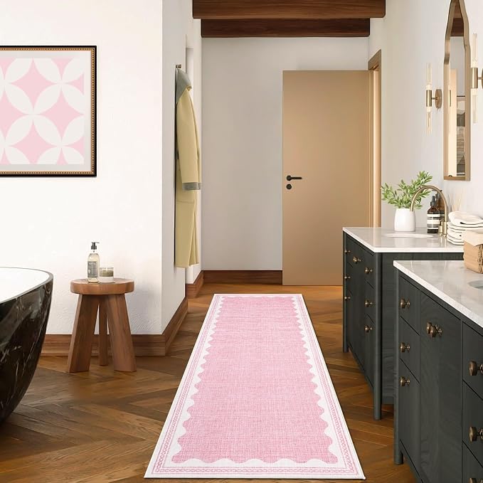 GarveeHome 2x10 Runner Rug for Hallway Washable Kitchen Rugs Non Slip Solid - Image 3
