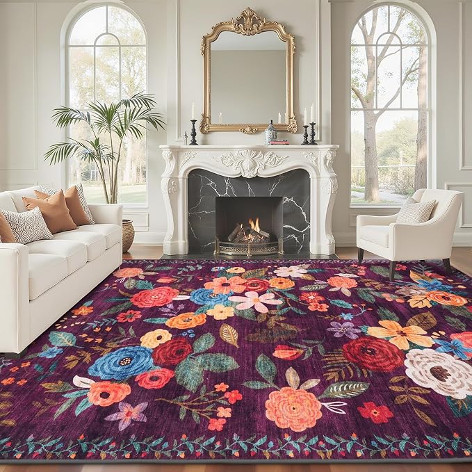 Living Room Rugs, Area Rugs 5x7 - Image 5