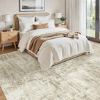 Soalmost Area Rug 10x12 Vintage Washable Living Room Large Carpet Non Slip - Image 3