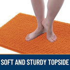 OLANLY Dog Door Mat for Muddy Paws 36x24, Ultra Absorbent Chenille Mud Doormat - Image 3