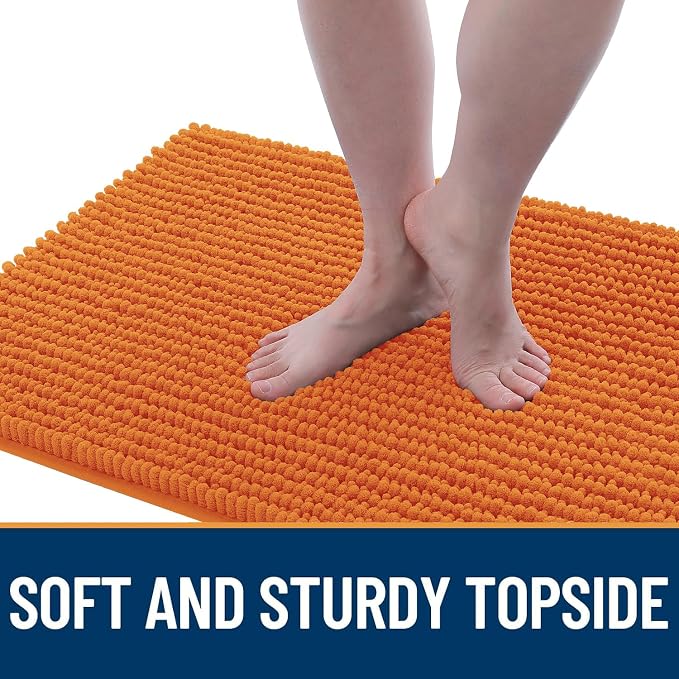 OLANLY Dog Door Mat for Muddy Paws 36x24, Ultra Absorbent Chenille Mud Doormat - Image 3