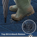 BEQHAUSE Dirt Trapper Door Mat 32" x 72", Doormat Non-Slip Entryway Rugs - Image 3