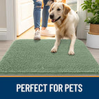 OLANLY Dog Door Mat for Muddy Paws 32x20, Absorbs Moisture and Dirt, Absorbent - Image 6