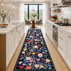 Runner Rug for Entryway: 2.6x14 Kitchen Rugs Non Slip Washable Ultra-Thin Soft by PLHXFRSoftAreaRugs