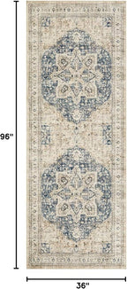Tortania Area Rug 3x8 Runner Rugs - Image 2