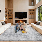 Area Rugs 9x12 Living Room, Large Fluffy Rugs by Unknown