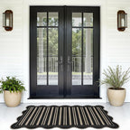 Striped Easy Jute Outdoor Patio Rug, 3x5 Washable Rugs - Image 7