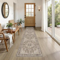 Vintage Hallway Runner Rug 2x8: Large Soft Washable Entryway by COTILED