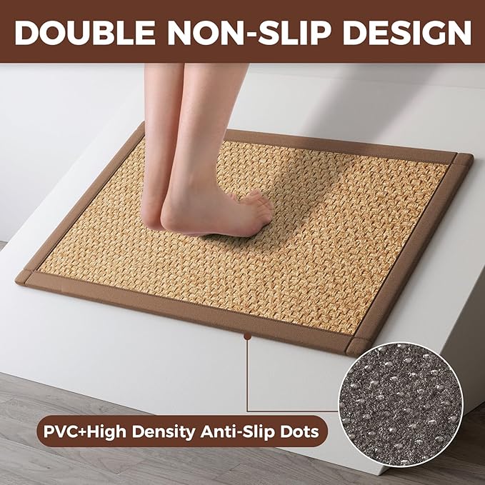 YDKGL Anti Fatigue Kitchen Rugs Mat Non Slip Washable, 0.4" Thick Soft - Image 5