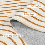 Lahome Abstract Area Rugs 9x12 Living Room, Soft Washable 9x12 Area Rug - Image 6