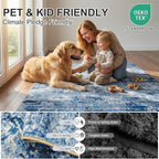 Washable Area Rug, Stain-Resistant & Pet-Friendly, 0.26 Inch Low Pile Carpet - Image 5