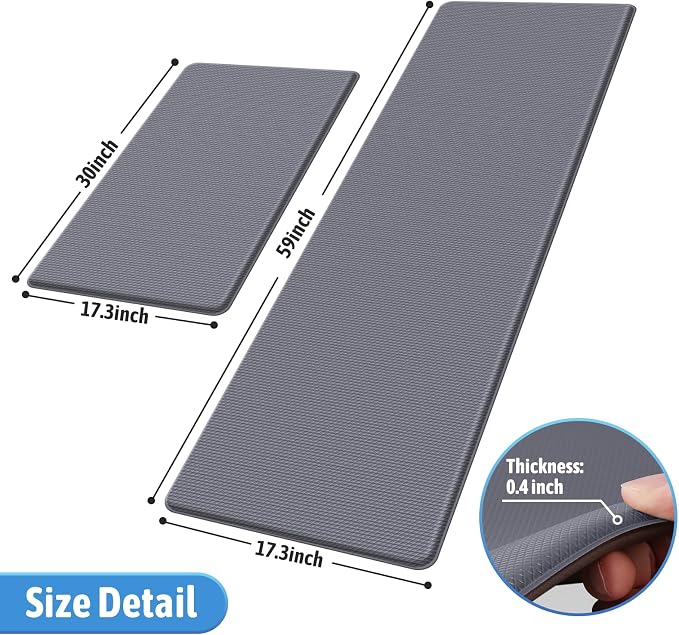StepLively Kitchen Mat, Cushioned Kitchen Mats - Image 2