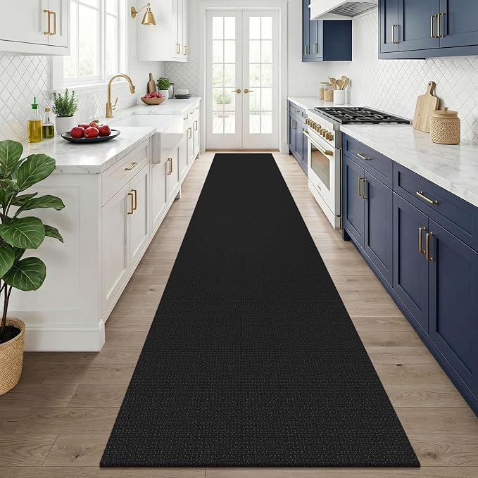 KOZYFLY Black 3x14 Runners Rugs - Image 2