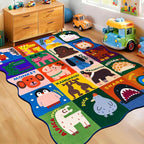 Kids Rugs for Playroom, 4x6 Feet Upgrade Ultra Non Slip Area Rug, Washable Play by Unknown
