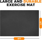 4x6ft Gym Floor Mat 10mm Thick - Image 2