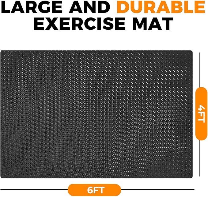 4x6ft Gym Floor Mat 10mm Thick - Image 2