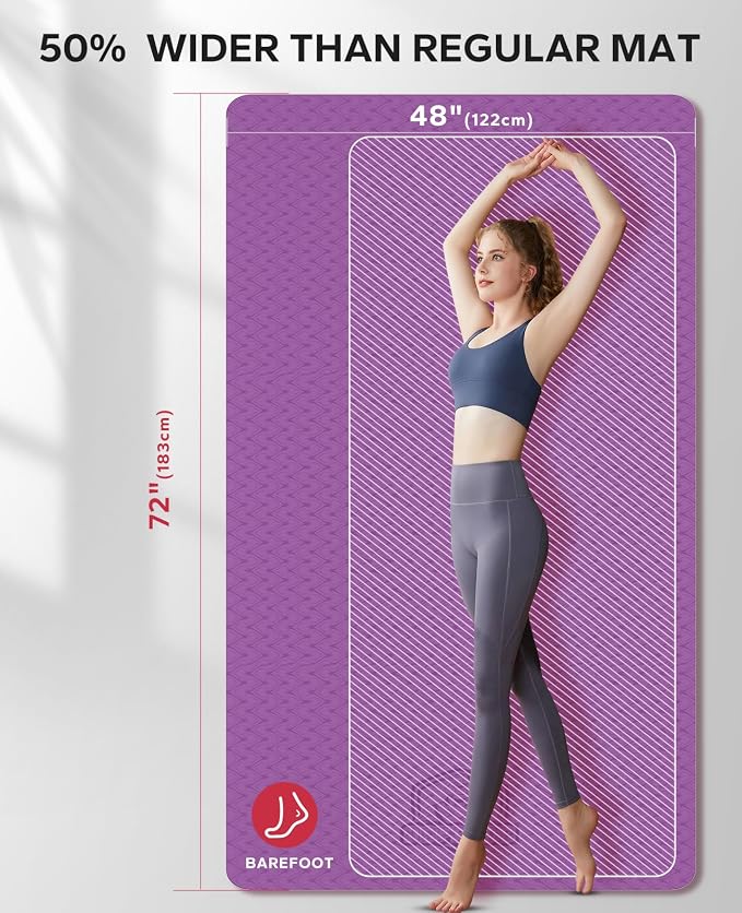 HAPBEAR Extra Large Yoga Mat - Image 2