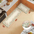 KIMODE Anti Fatigue Mats for Kitchen Floor, Farmhouse Kitchen Rugs Sets of 2 - Image 2