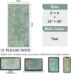 DUKINO 2x4 Rug for Hallway, Washable Kitchen Runner Rug - Image 2