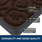 Smiry Welcome Door Mat Outside Entrance, Heavy Duty Trap Dirt and Moisture Easy - Image 4