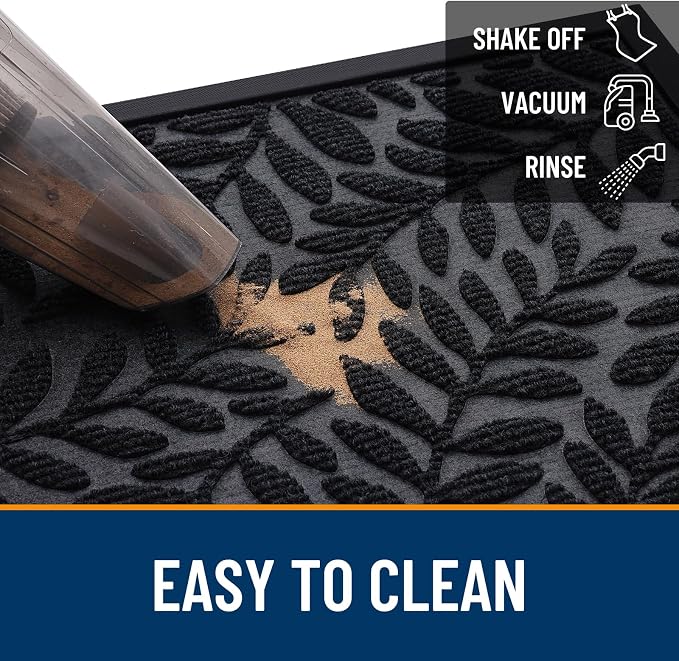 OLANLY Door Mat Indoor Outdoor Entrance, Waterproof All-Weather All-Season - Image 6