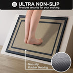 Kitchen Mat Non Slip, Washable Kitchen Rugs, Absorbent Kitchen Mats - Image 3