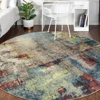 Lahome Modern Abstract Round Rug 6ft - Image 3