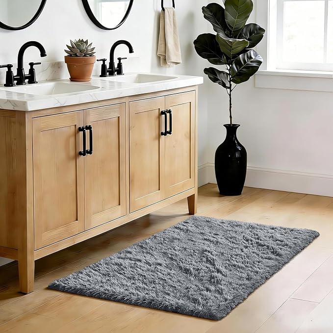 Soft Runner Rugs for Bedroom, Bedside Rug for Living Room Bedroom Room Home - Image 3