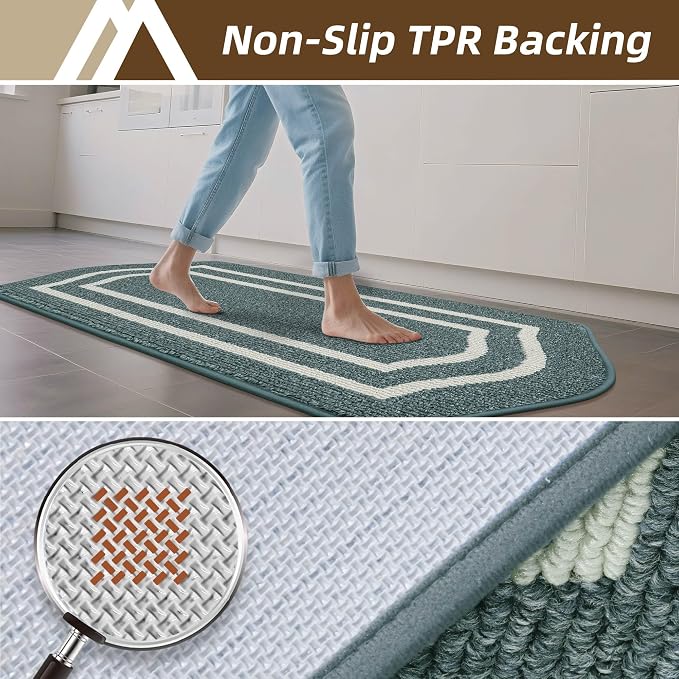COSY HOMEER Kitchen Rugs and Mats 24"x48" Non Slip Kitchen Mats - Image 4