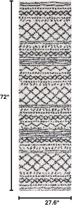 SAFAVIEH Arizona Shag Collection Runner Rug - Image 2