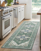 AMADA HOMEFURNISHING 2x6 Washable Runner Rug, Low-Profile Kitchen Rugs - Image 3
