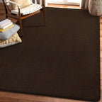 Amearea Modern Area Rugs for Bedroom Living Room, 4x6 Feet Brown Thickened - Image 7