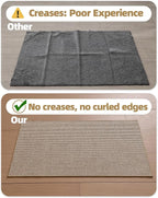 Color&Geometry Ultra Thin Indoor Door Mat 24"x36", Non Slip Rubber Backed Dirt - Image 4
