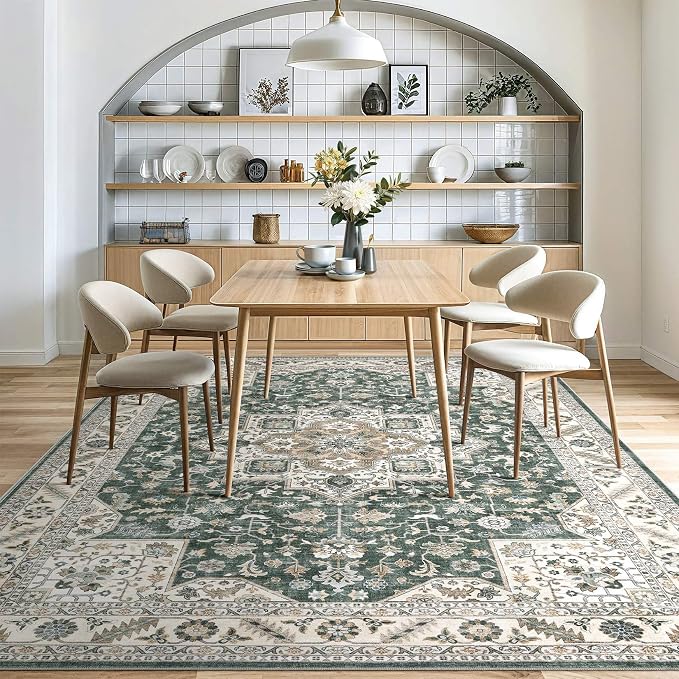 Vintage Living Room Area Rug 10x12 - Image 8