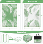 Pauwer Waterproof Outdoor Rug 6x9, Reversible Plastic Straw Patio Camping Rug - Image 2