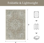 GENIMO Outdoor & Indoor Area Rug 4'x6', Waterproof, Non-Shedding, Easy Cleaning - Image 2