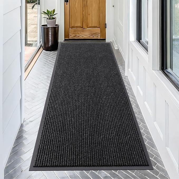 OLANLY Front Door Mat Indoor Outdoor Entrance, Waterproof Heavy Duty Doormat by OLANLY