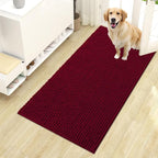OLANLY Dog Door Mat for Muddy Paws 44x24, Ultra Absorbent Chenille Mud Doormat by OLANLY