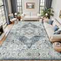 Lessymo Large Area Rugs 9x12 for Living Room, Soft Washable Rug for Bedroom by Lessymo