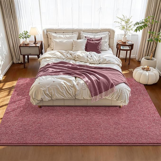 Pettop 7x10 Burgundy Red Area Rugs - Image 3