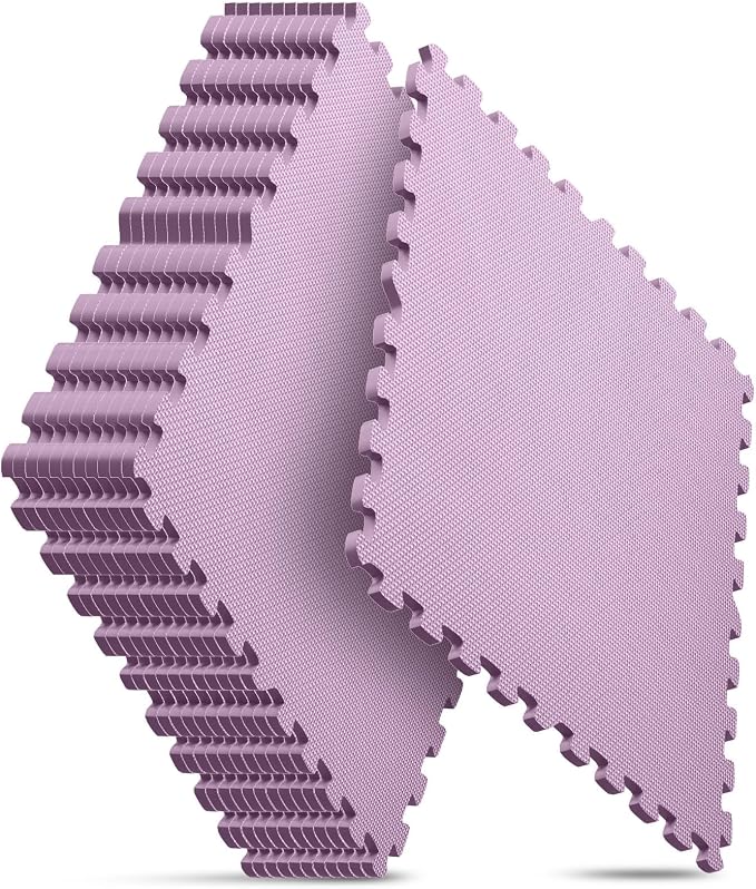 Home Gym Mat, Puzzle Exercise Mat, EVA Interlocking Foam Floor Tiles by NazhuraGoodCompanionAtHome